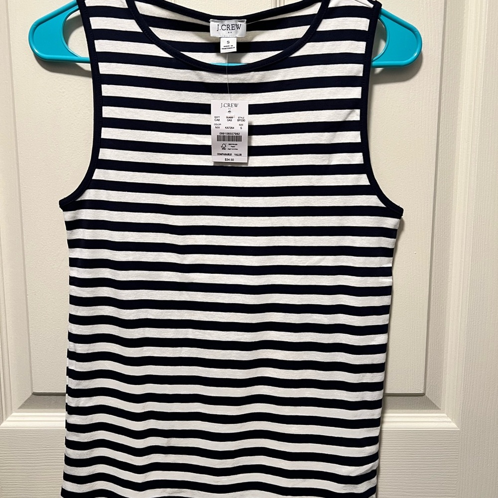 J.Crew Striped Tank Top